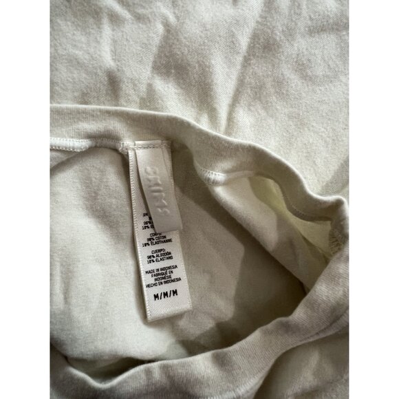 SKIMS Cotton Jersey Long Sleeve T-Shirt in Bone - Picture 4 of 4